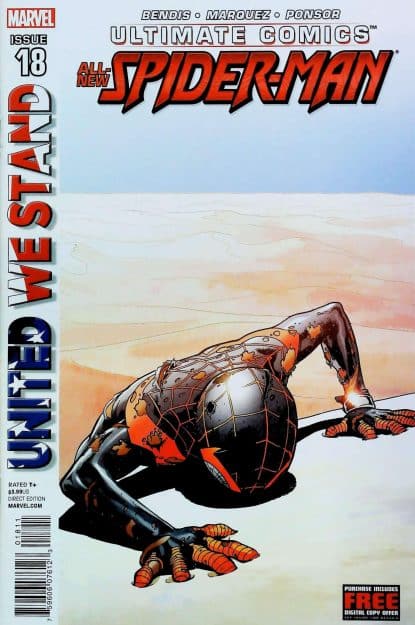 Couverture de ULTIMATE COMICS SPIDER-MAN (2011) #18 - par David Marquez - lecubeacomics.com