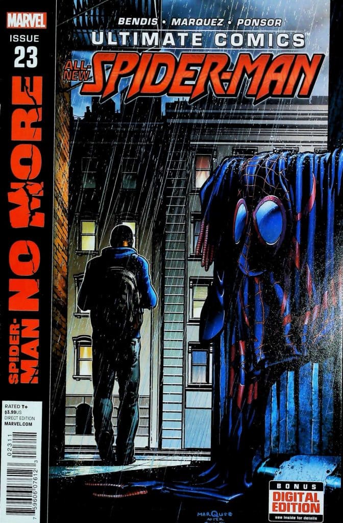 Ultimate Comics Spider-Man #23, vue de l'exemplaire