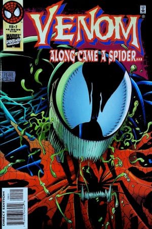 Couverture de VENOM : ALONG CAME A SPIDER #2 - par Joe St. Pierre - lecubeacomics.com