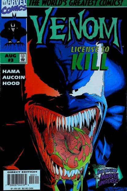 Couverture de VENOM : LICENSE TO KILL #3 - par Mark Pajarillo - lecubeacomics.com
