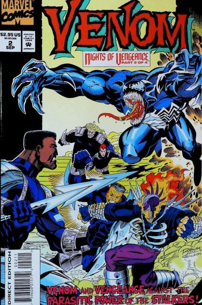 Couverture de VENOM : NIGHTS OF VENGEANCE #2 - par Ron Lim - lecubeacomics.com