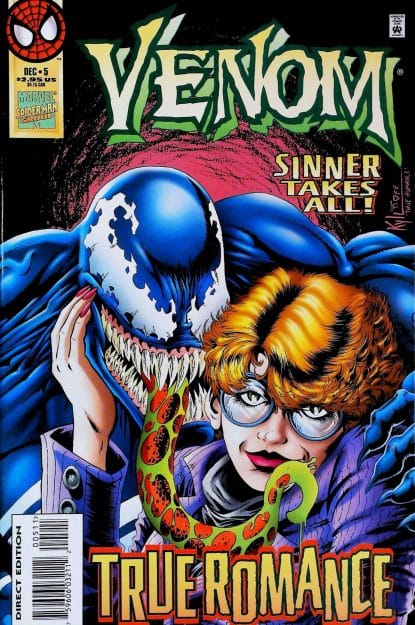 Couverture de VENOM : SINNER TAKES ALL #5 - par Ted Halsted - lecubeacomics.com