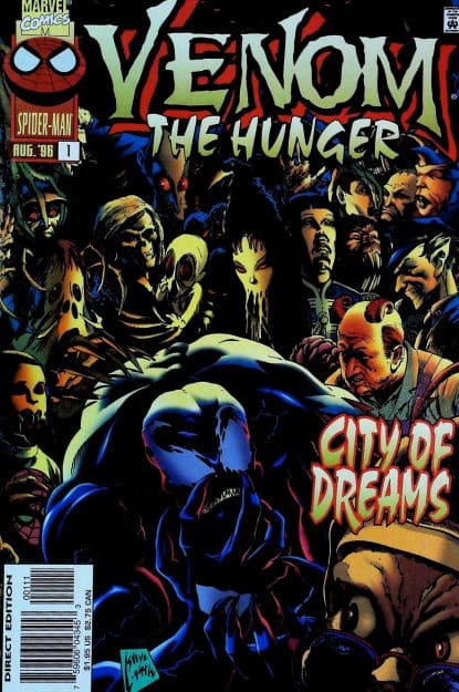 Couverture de VENOM : THE HUNGER #1 - par Steve Lightle - lecubeacomics.com