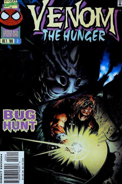 Couverture de VENOM : THE HUNGER #3 - par Ted Halsted - lecubeacomics.com