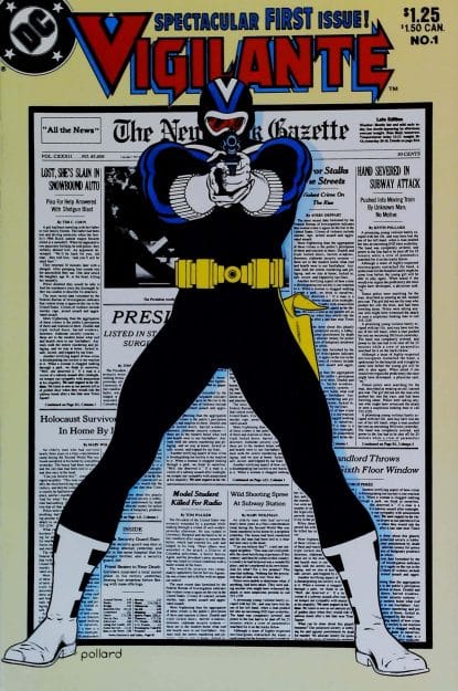 Couverture de VIGILANTE (1983) #1 - par Keith Pollard - lecubeacomics.com