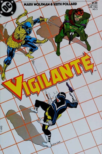 Couverture de VIGILANTE (1983) #5 - par Ed Hannigan - lecubeacomics.com