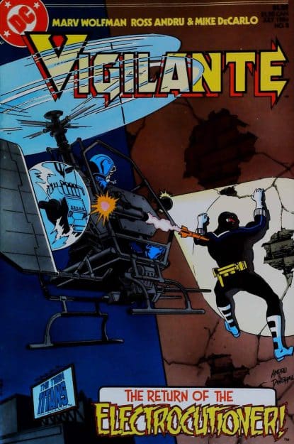 Couverture de VIGILANTE (1983) #8 - par Ross Andru - lecubeacomics.com