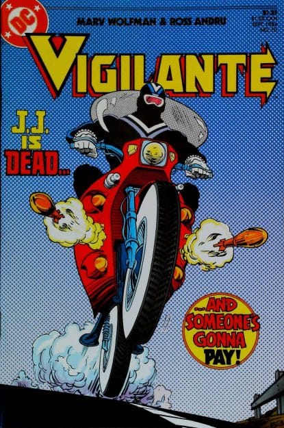 Couverture de VIGILANTE (1983) #10 - par Ross Andru - lecubeacomics.com
