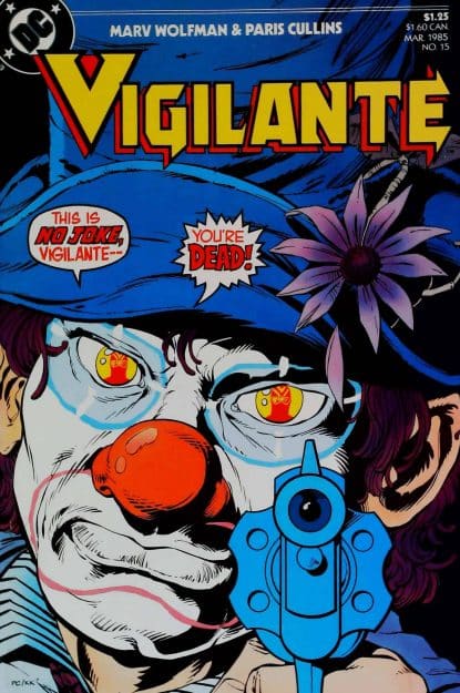 Couverture de VIGILANTE (1983) #15 - par Paris Cullins - lecubeacomics.com