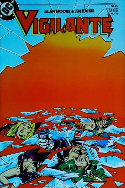 Couverture de VIGILANTE (1983) #18 - par Jim Baikie - lecubeacomics.com