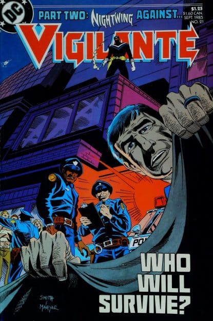 Couverture de VIGILANTE (1983) #21 - par Tod Smith - lecubeacomics.com