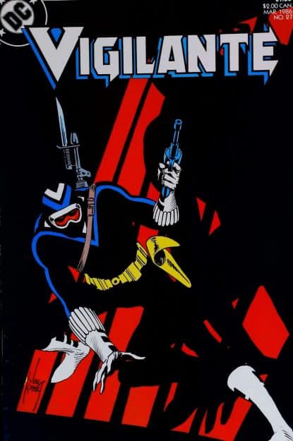 Couverture de VIGILANTE (1983) #27 - par Joe Kubert - lecubeacomics.com