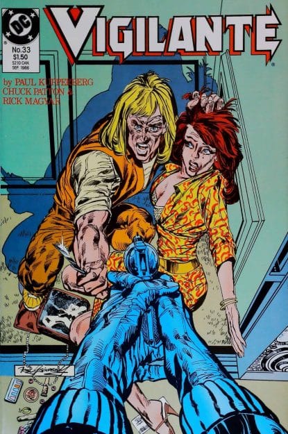 Couverture de VIGILANTE (1983) #33 - par Tom Grindberg - lecubeacomics.com