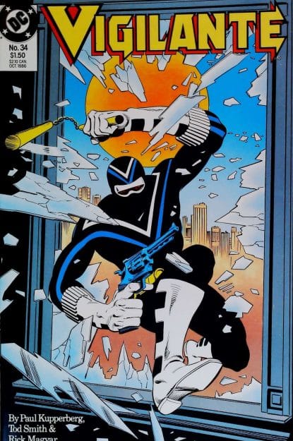 Couverture de VIGILANTE (1983) #34 - par Tod Smith - lecubeacomics.com