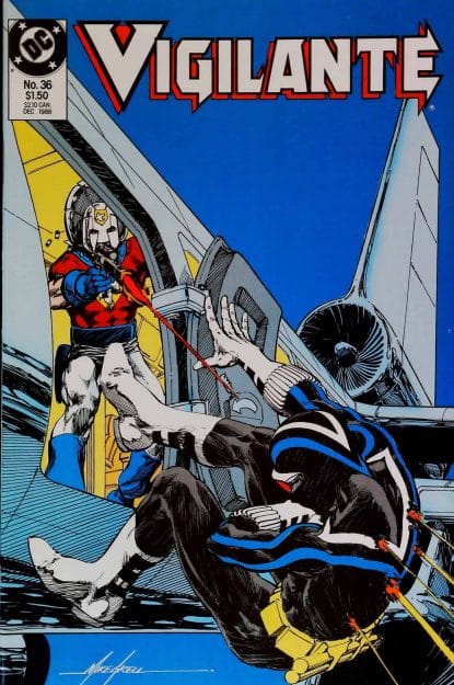 Couverture de VIGILANTE (1983) #36 - par Mike Grell - lecubeacomics.com