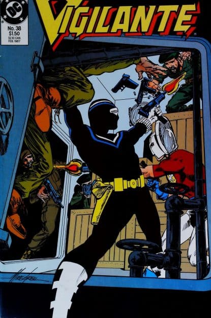 Couverture de VIGILANTE (1983) #38 - par Mike Grell - lecubeacomics.com
