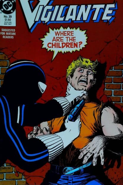 Couverture de VIGILANTE (1983) #39 - par Jim Starlin - lecubeacomics.com