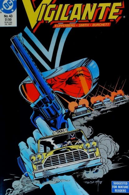 Couverture de VIGILANTE (1983) #43 - par Tod Smith - lecubeacomics.com