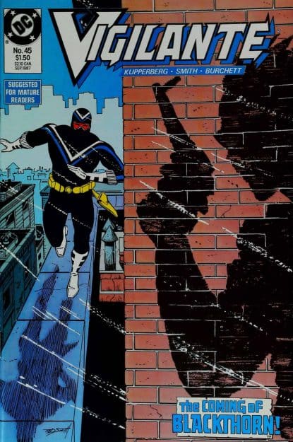 Couverture de VIGILANTE (1983) #45 - par Tod Smith - lecubeacomics.com