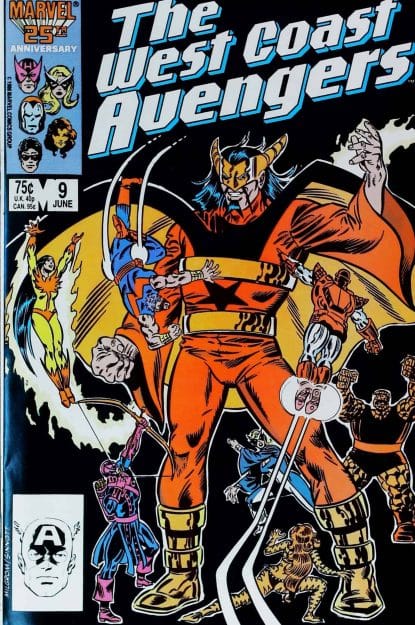 Couverture de AVENGERS WEST COAST (1985) #9 - par Al Milgrom - lecubeacomics.com