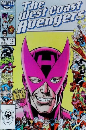 Couverture de AVENGERS WEST COAST (1985) #14 - par Al Milgrom - lecubeacomics.com
