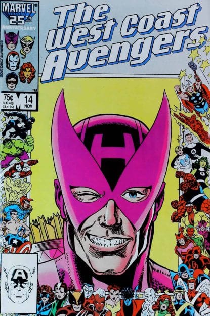 Couverture de AVENGERS WEST COAST (1985) #14 - par Al Milgrom - lecubeacomics.com