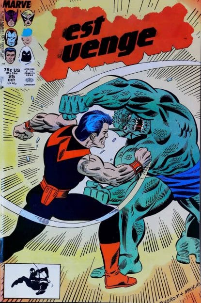 Couverture de AVENGERS WEST COAST (1985) #25 - par Al Milgrom - lecubeacomics.com