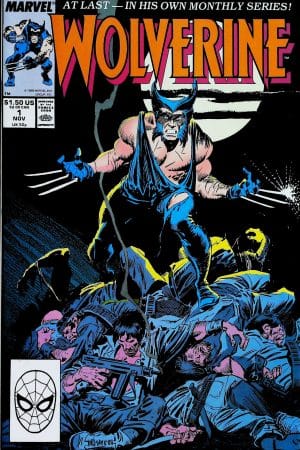 Couverture de WOLVERINE (1988) #1 - par John Buscema - lecubeacomics.com