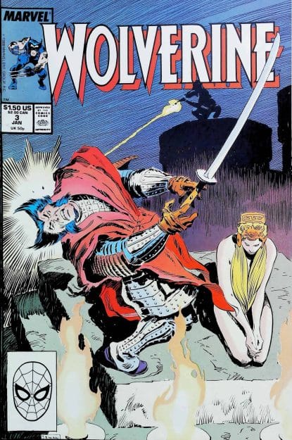 Couverture de WOLVERINE (1988) #3 - par John Buscema - lecubeacomics.com