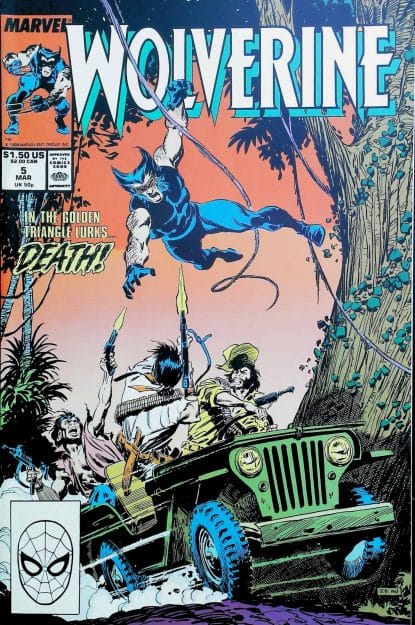 Couverture de WOLVERINE (1988) #5 - par John Buscema - lecubeacomics.com