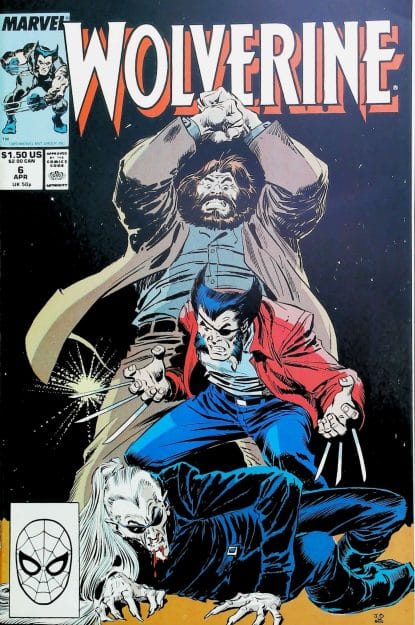 Couverture de WOLVERINE (1988) #6 - par John Buscema - lecubeacomics.com