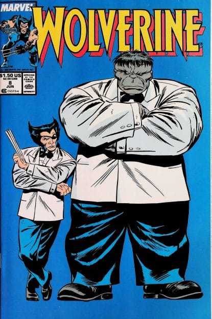 Couverture de WOLVERINE (1988) #8 - par John Buscema - lecubeacomics.com