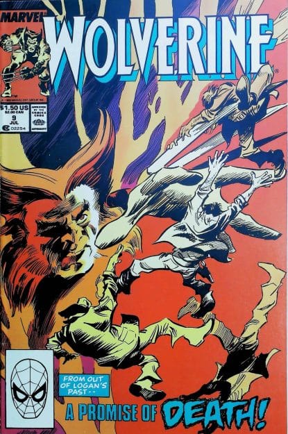 Couverture de WOLVERINE (1988) #9 - par Gene Colan - lecubeacomics.com