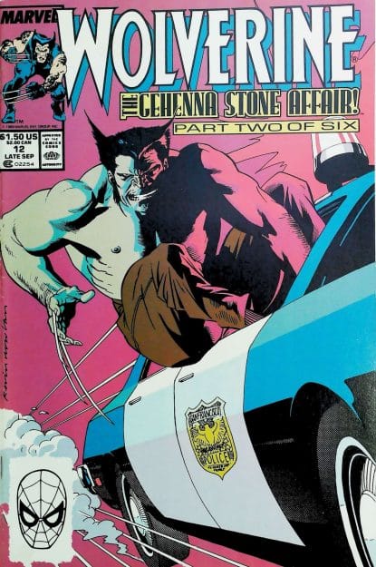 Couverture de WOLVERINE (1988) #12 - par Kevin Nowlan - lecubeacomics.com