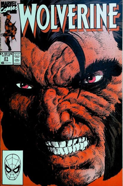 Couverture de WOLVERINE (1988) #21 - par John Byrne - lecubeacomics.com