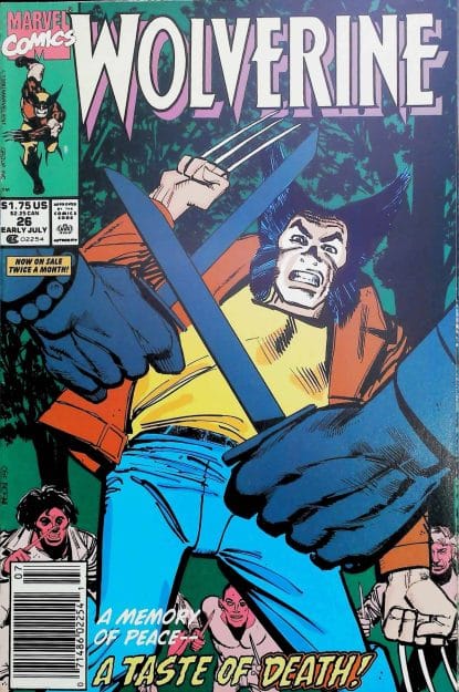 Couverture de WOLVERINE (1988) #26 - par Klaus Janson - lecubeacomics.com