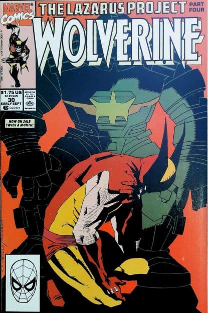 Couverture de WOLVERINE (1988) #30 - par Mark Chiarello - lecubeacomics.com