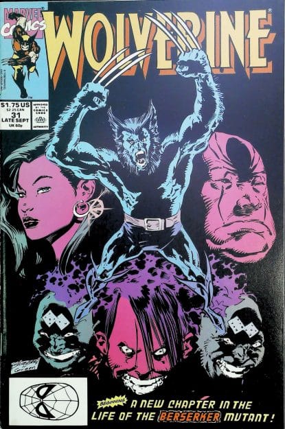 Couverture de WOLVERINE (1988) #31 - par Marc Silvestri - lecubeacomics.com