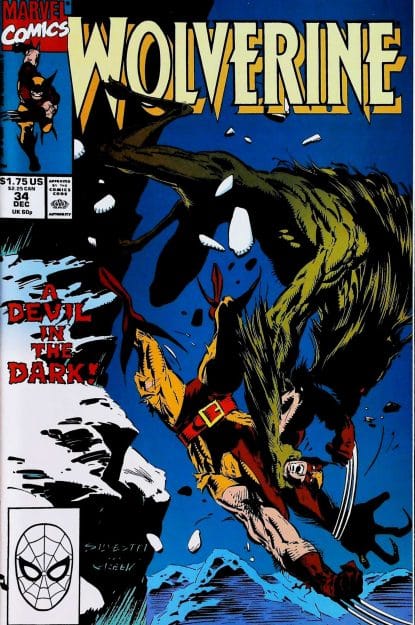 Couverture de WOLVERINE (1988) #34 - par Marc Silvestri - lecubeacomics.com