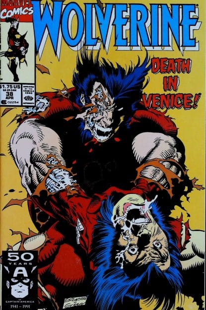 Couverture de WOLVERINE (1988) #38 - par Marc Silvestri - lecubeacomics.com