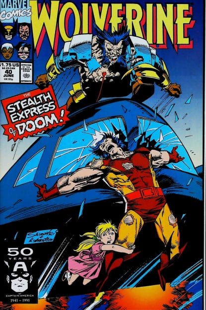 Couverture de WOLVERINE (1988) #40 - par Marc Silvestri - lecubeacomics.com