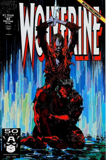 Couverture de WOLVERINE (1988) #43 - par Marc Silvestri - lecubeacomics.com