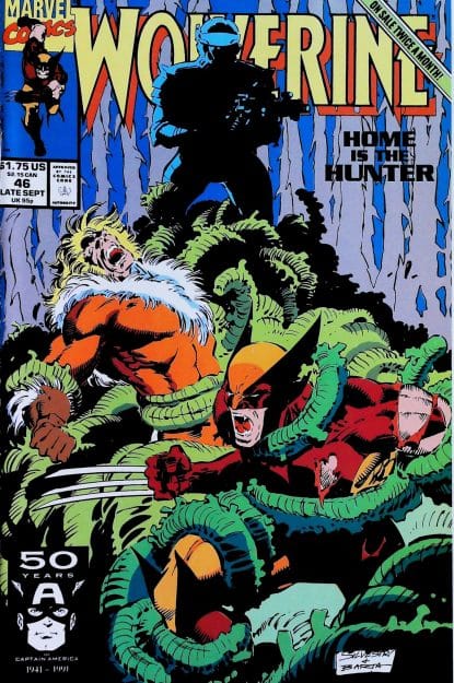 Couverture de WOLVERINE (1988) #46 - par Marc Silvestri - lecubeacomics.com
