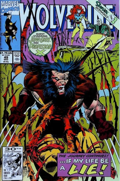 Couverture de WOLVERINE (1988) #49 - par Marc Silvestri - lecubeacomics.com