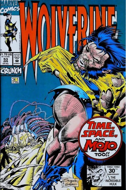 Couverture de WOLVERINE (1988) #53 - par Marc Silvestri - lecubeacomics.com