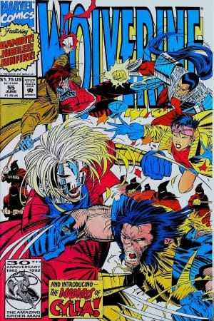 Couverture de WOLVERINE (1988) #55 - par Marc Silvestri - lecubeacomics.com