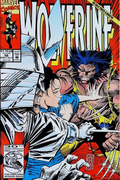 Couverture de WOLVERINE (1988) #56 - par Marc Silvestri - lecubeacomics.com
