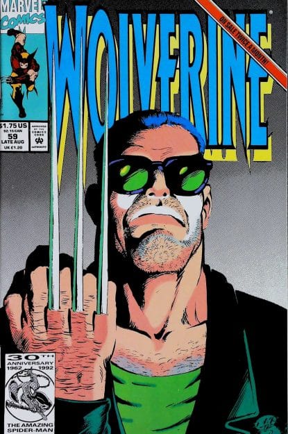 Couverture de WOLVERINE (1988) #59 - par Darick Robertson - lecubeacomics.com