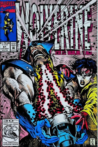 Couverture de WOLVERINE (1988) #61 - par Mark Texeira - lecubeacomics.com