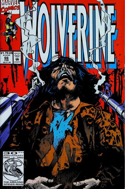 Couverture de WOLVERINE (1988) #66 - par Mark Texeira - lecubeacomics.com